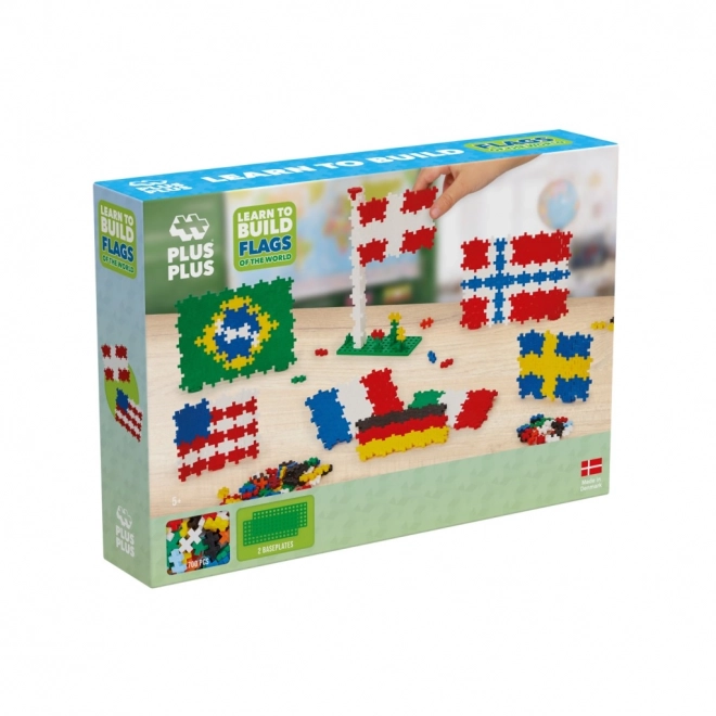 Plus-Plus set de construcție Steagurile lumii