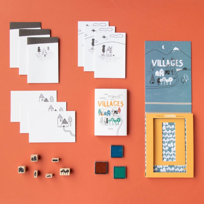 Set de ștampile Londji Stamps Calm Satul