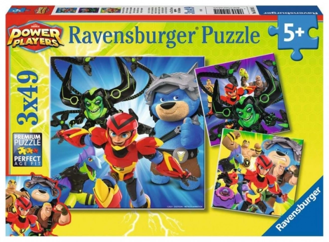 Puzzle Axel și echipa lui 3x49 piese Ravensburger