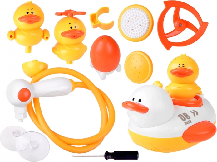 Pompă de apă care pune baia în mișcare