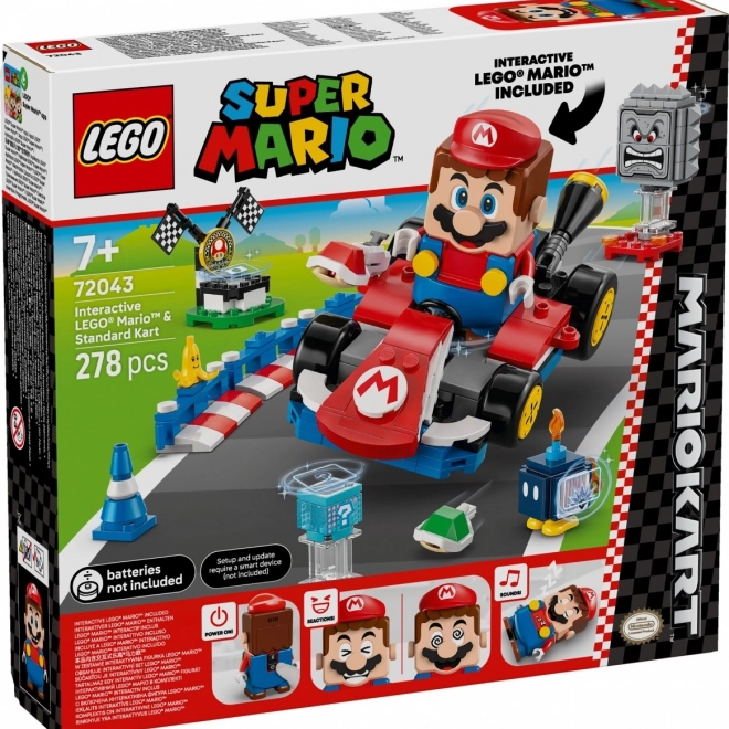 LEGO Super Mario Mario Kart - Figurină interactivă și Kart Standard