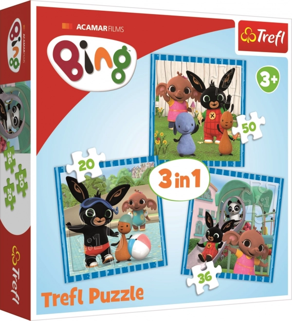 Puzzle Bing: Distracție cu Prietenii 3 în 1