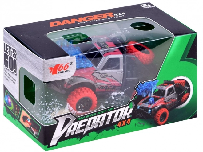 Mașină cascadorie Predator 4x4 – roșu