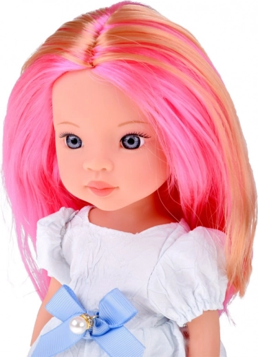 Ținută elegantă cu fundă albastră