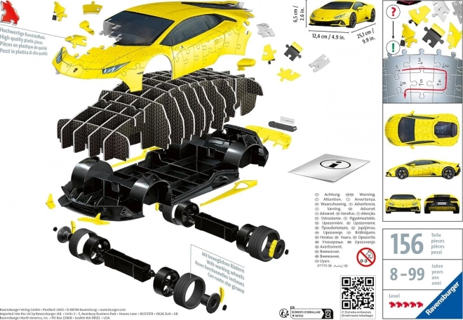 Puzzle Lamborghini Huracán Evo 108 piese