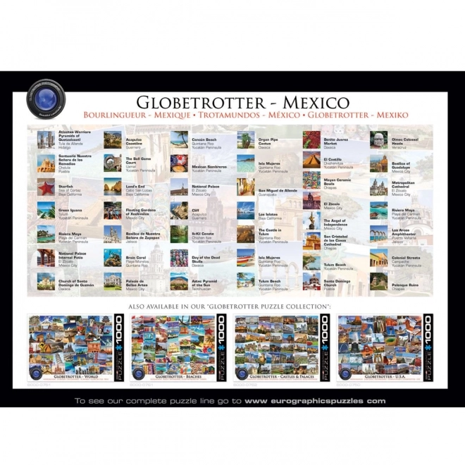 Puzzel EUROGRAPHICS globetrotter mexic 1000 piese