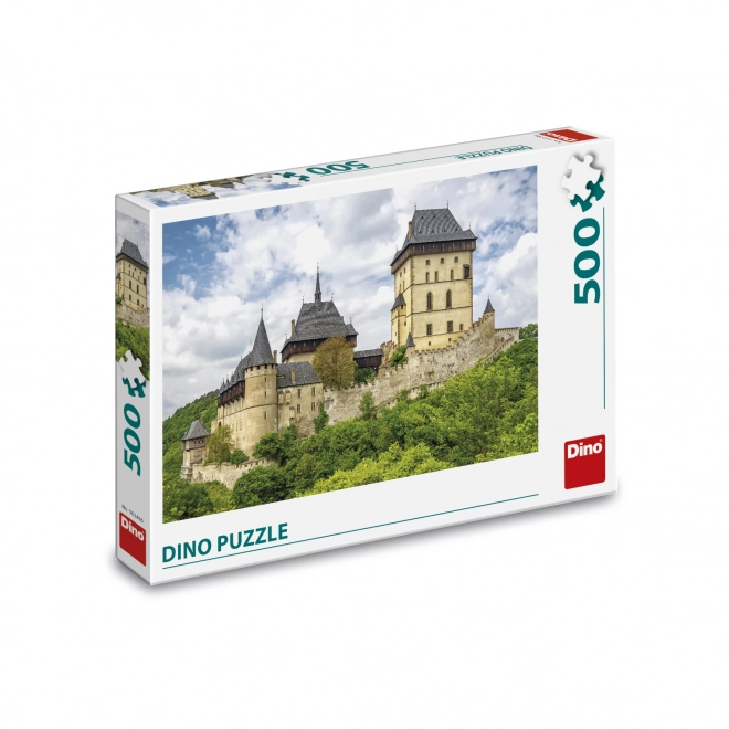 Puzzle cu Castelul Karlštejn, Republica Cehă - 500 piese