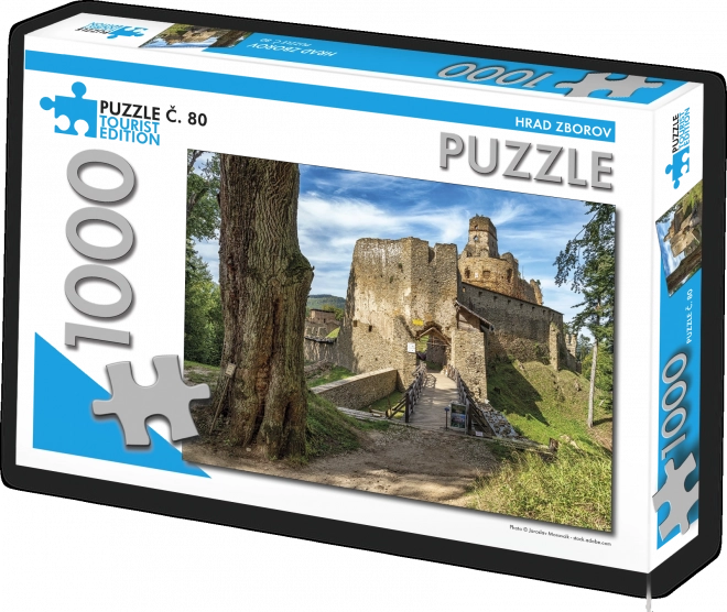 puzzle ediția turistică Hrad Zborov 1000 de piese