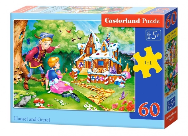 Puzzle Hansel și Gretel cu 60 de piese