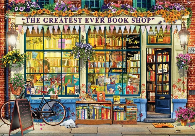 Puzzle cel mai bun librărie din lume 1000 piese