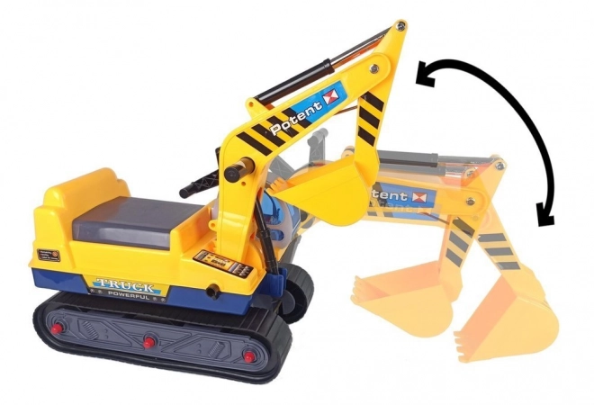 Buldozer pentru copii cu cască