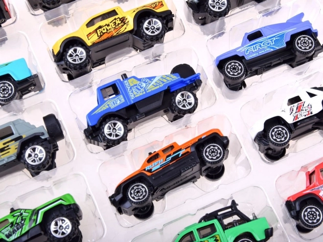 Set mare 20 mașinuțe metalice offroad