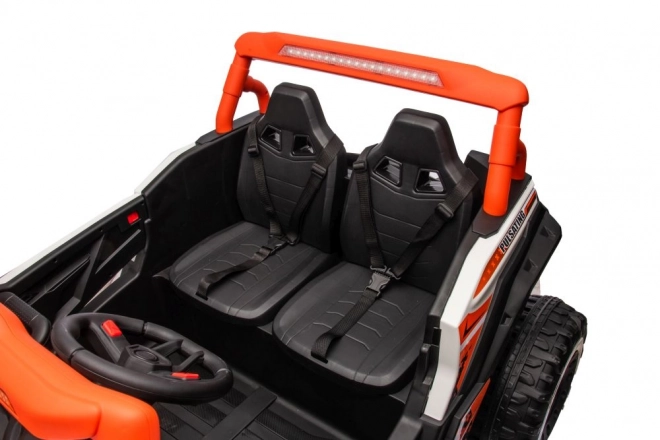 mașină electrică buggy portocalie 4x4 24V