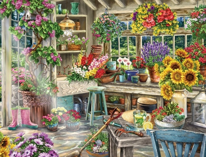 Puzzle Grădina Raiului RAVENSBURGER 2000 Piese