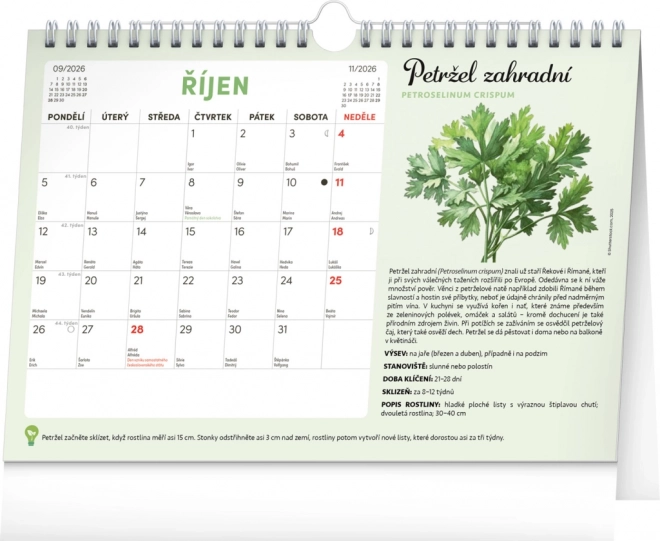Calendar Notique lunar de planificare cu semințe 2026
