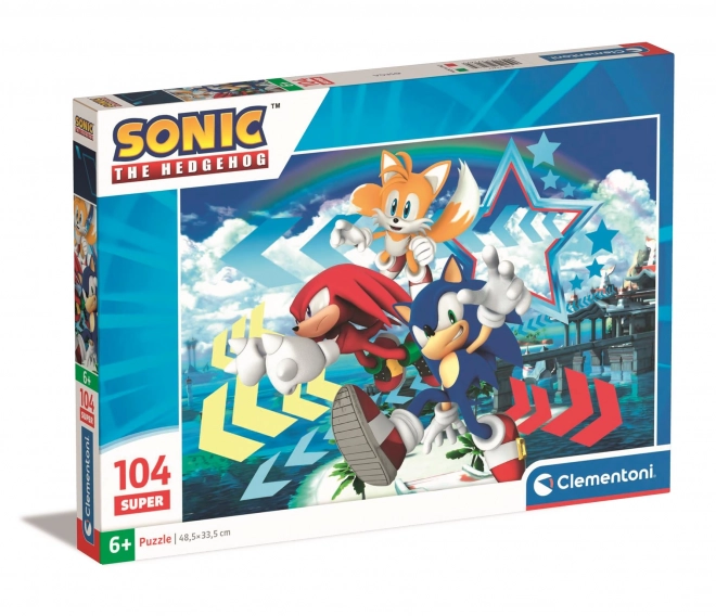 Puzzle Clementoni SuperColor 104 Piese Sonic