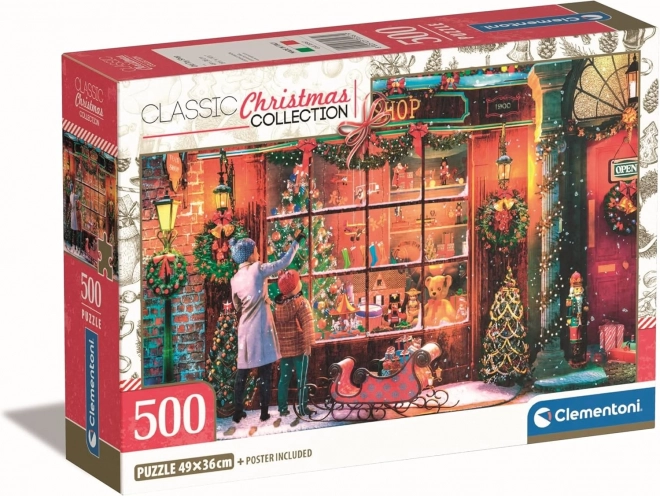 Puzzle colecția de Crăciun: Magazinul vechi de Crăciun 500 piese