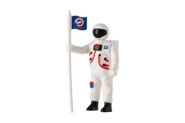 Set cu astronaut și navetă spațială din metal și plastic