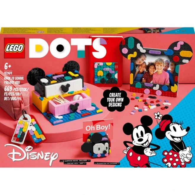 Lego Dots - set școlar Mickey Mouse și Minnie Mouse