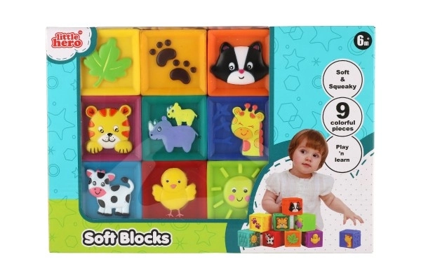 Set de Blocuri Moi din Cauciuc 9 Bucăți