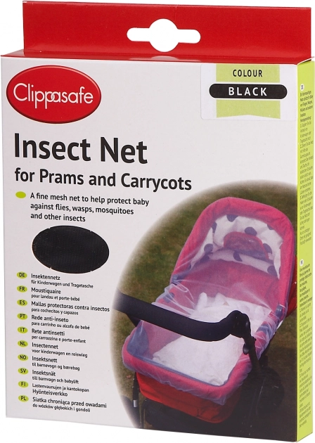 Plasă împotriva insectelor pentru cărucior, Negru