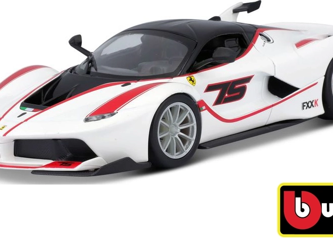 Bburago Ferrari Racing FXX K model alb 1:24