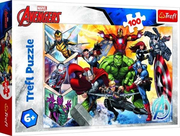 Puzzle cu 100 piese - Puterea Avengersilor