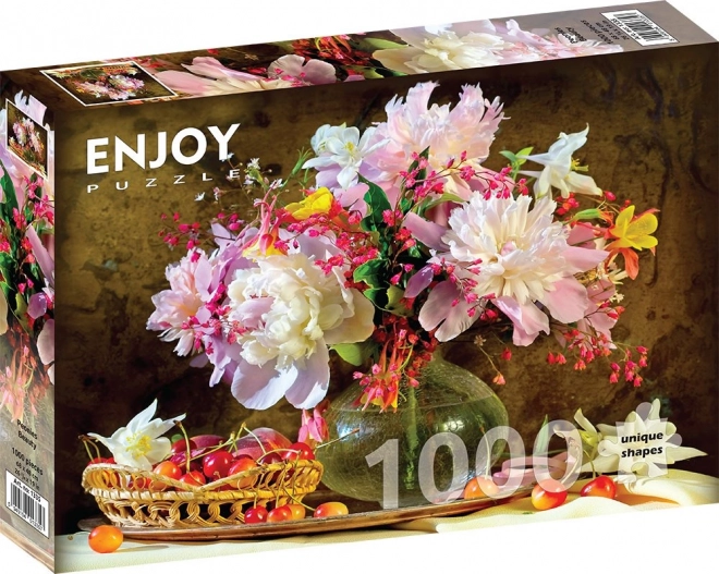 Puzzle Frumusețea Bujorilor 1000 de Piese