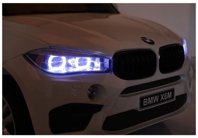 Mașină electrică pentru copii BMW X6M Albă