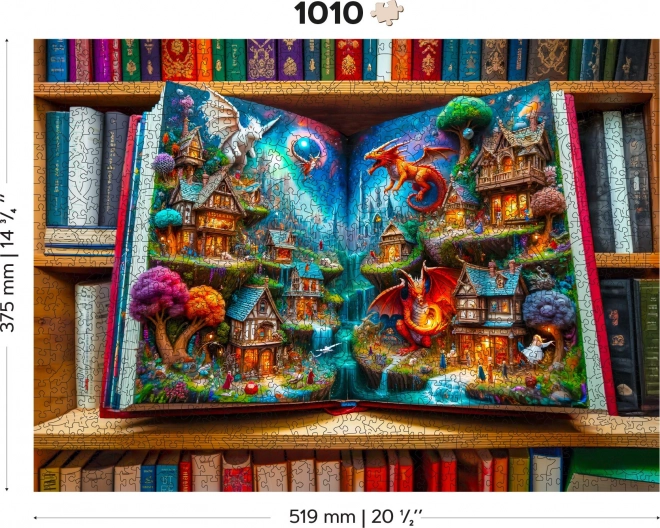 Puzzle din lemn povesti magice 1010 piese
