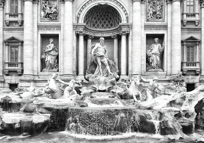 INTERDRUK Puzzle Călătorie în jurul lumii: Fântâna di Trevi, Italia 500 de piese