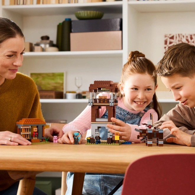 Cărămizi LEGO Minecraft Ascunzătoarea Tâlharilor și Devastatorilor