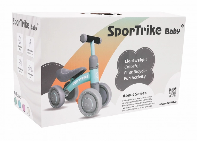 Primul bicicleta fără pedale pentru copii SporTrike Verde