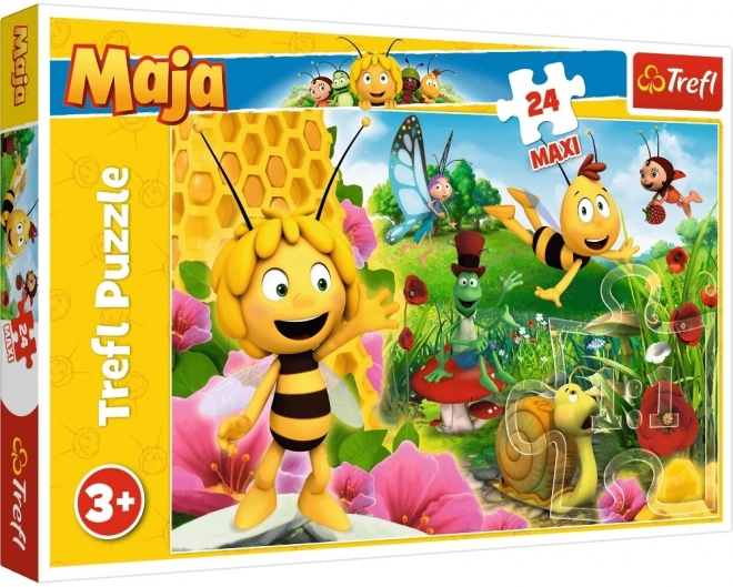 Puzzle Maxi cu Albinuța Maya 24 piese