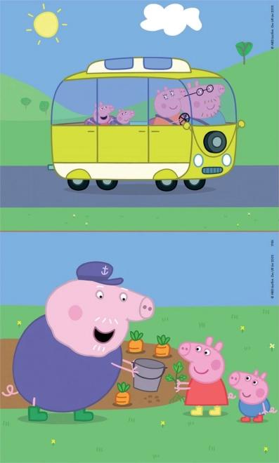 Puzzle din lemn Peppa Pig de la Educa