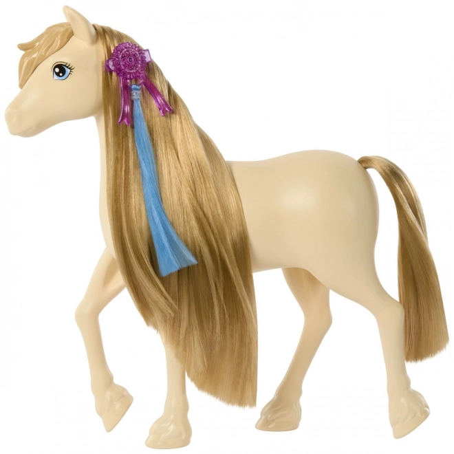 Calul Tornado Barbie cu păr lung pentru stilizat