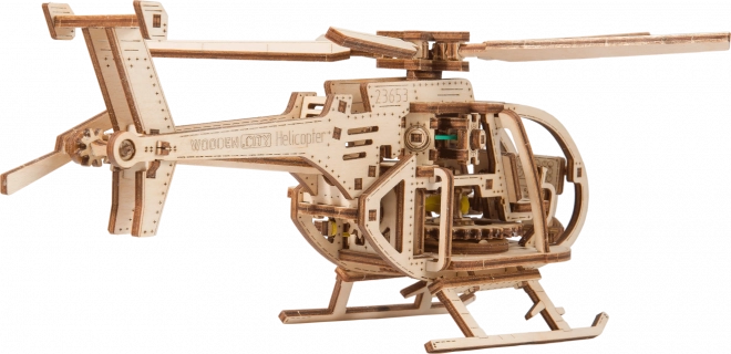 Puzzle 3D din lemn elicopter militar