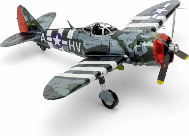 Puzzle 3D Metal Earth Avion P-47 Thunderbolt