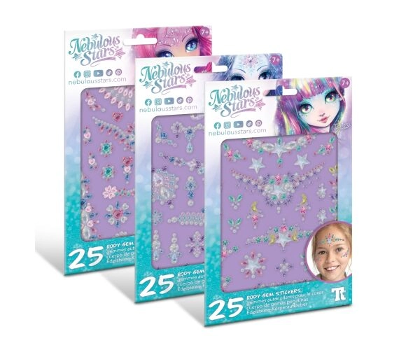 Set decorațiuni corp Nebulous Stars