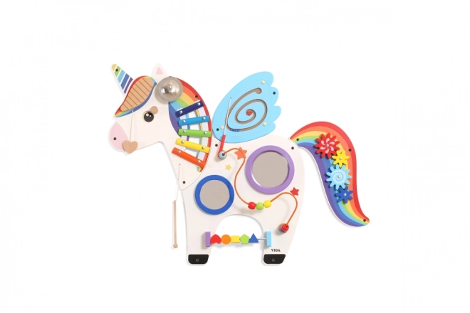 panou de perete unicorn curcubeu