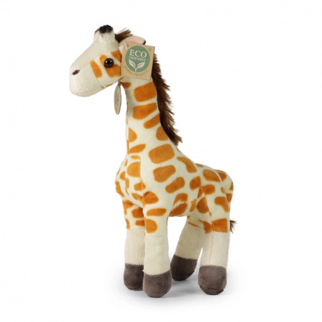 Plyșată girafă prietenoasă cu mediul de 27 cm