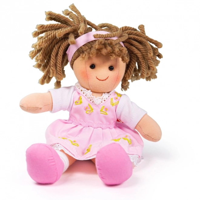 Păpușa cu stofă Rose de la Bigjigs Toys 28 cm