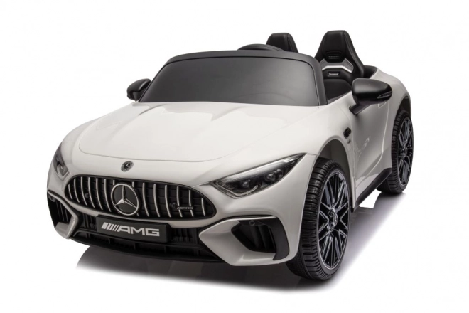 Mașinuță electrica Mercedes AMG SL63 alb