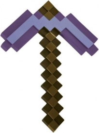 târnăcop minecraft vrăjit din plastic 42 cm pe card
