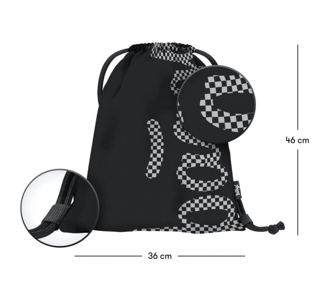 Săculeț pentru pantofi Skate Ska cu logo BAAGL