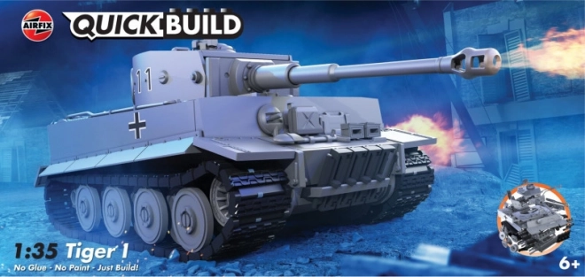 Model de construcție Tiger I Airfix Quickbuild 1/35