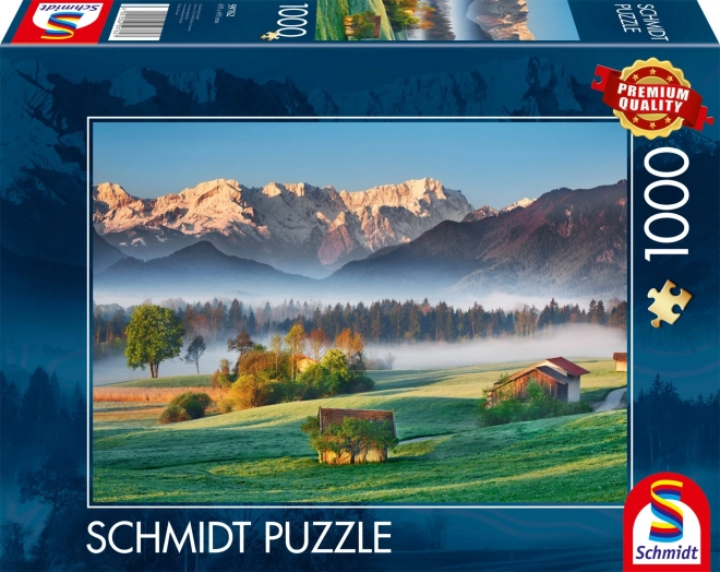 Puzzle Garmisch Partenkirchen - Murnauer Moos 1000 piese