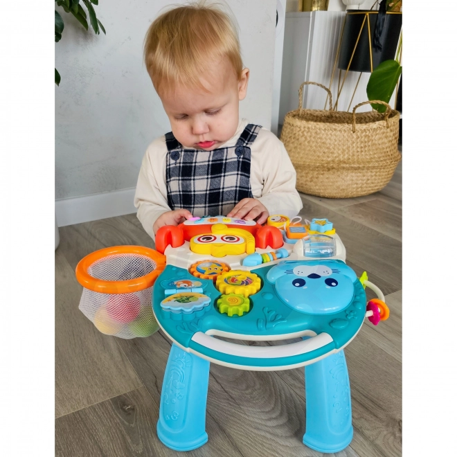 Masa interactiv multifunctional 4 în 1 WOOPIE pentru copii