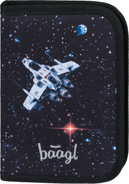 Set școlar BAAGL: Zippy Plus Pixel Space - ghiozdan, penar, săculeț