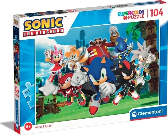 Puzzle sonic ariciul 104 piese